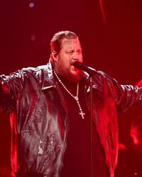 Jelly Roll performing at the 2024 ACM Awards