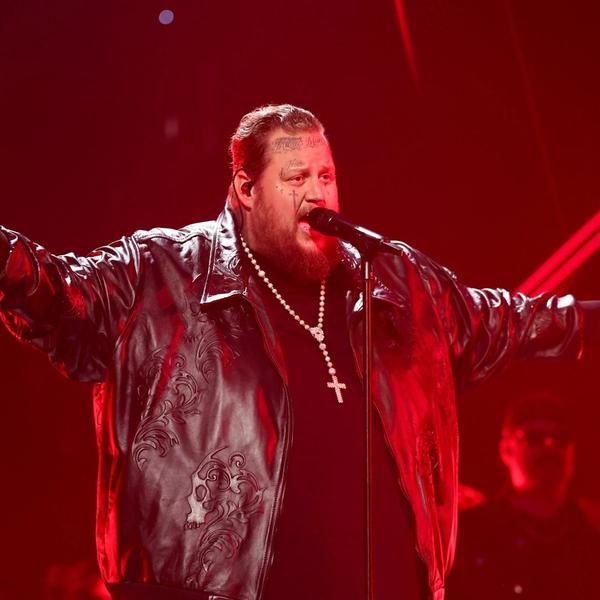 Jelly Roll performing at the 2024 ACM Awards