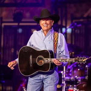 George Strait performing live in Texas