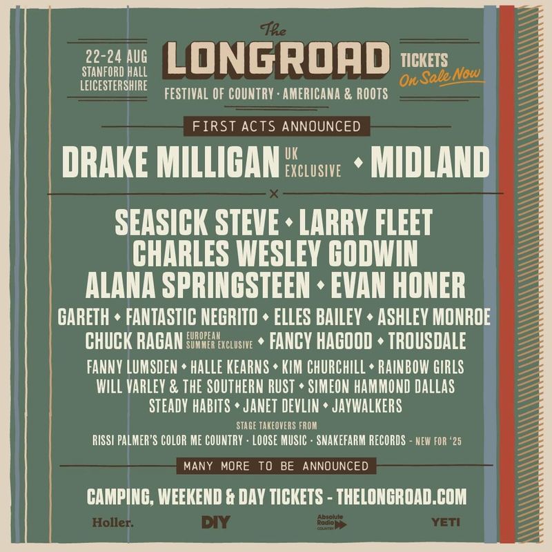 <p>The Long Road Festival 2025 Line-Up Poster</p>