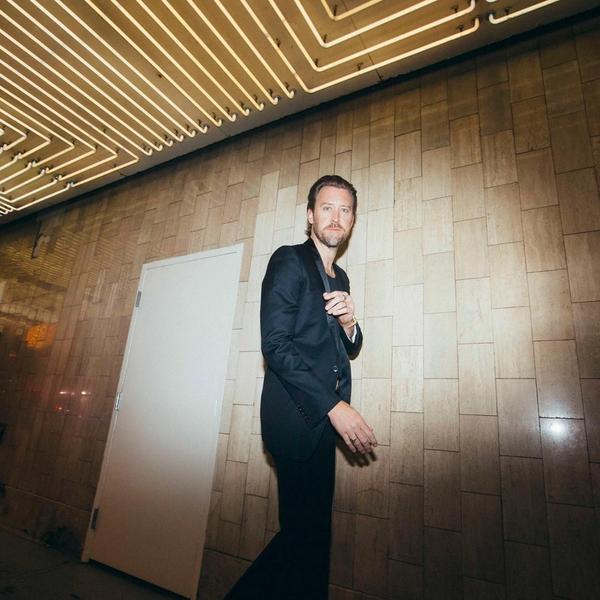 Charles Kelley in a warehouse