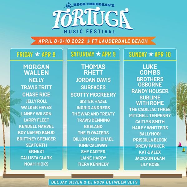 Tortuga Festival 2022 LineUp, Dates & Tickets Holler