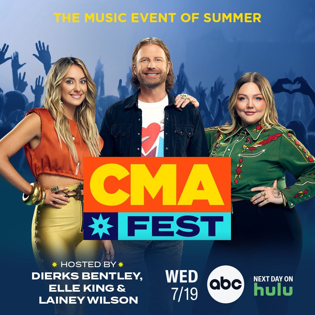 Lainey Wilson, Dierks Bentley and Elle King to Host 2023 CMA Fest TV