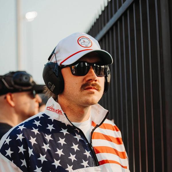 Morgan Wallen wearing a NASCAR USA jacket