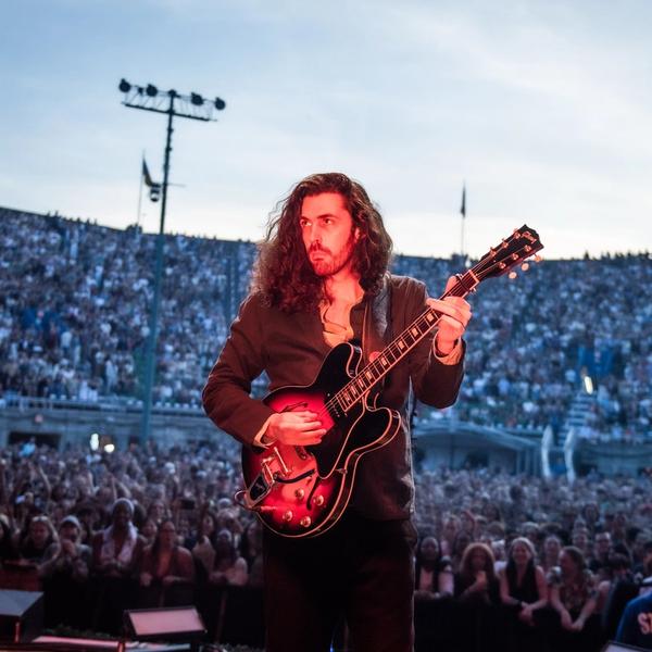 Hozier performing live