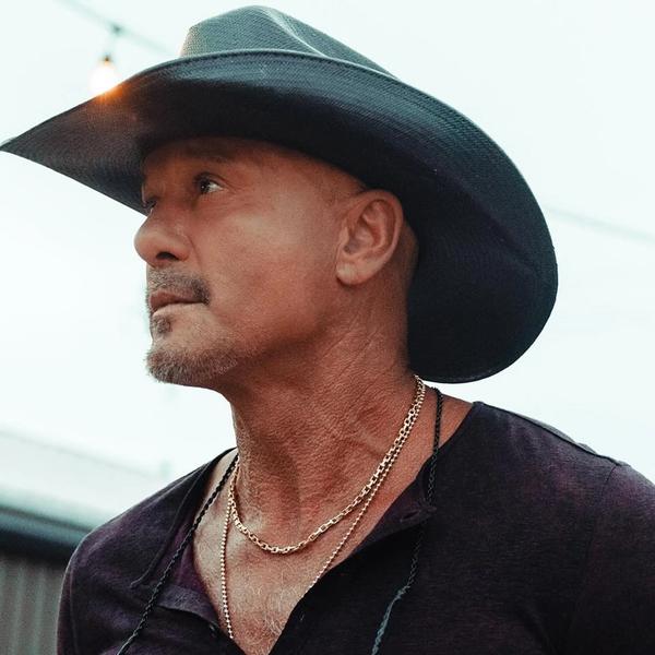 Tim McGraw wearing a cowboy hat