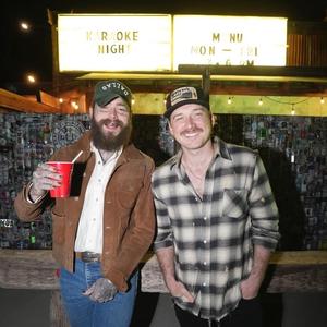 Morgan Wallen and Post Malone in a karaoke bar