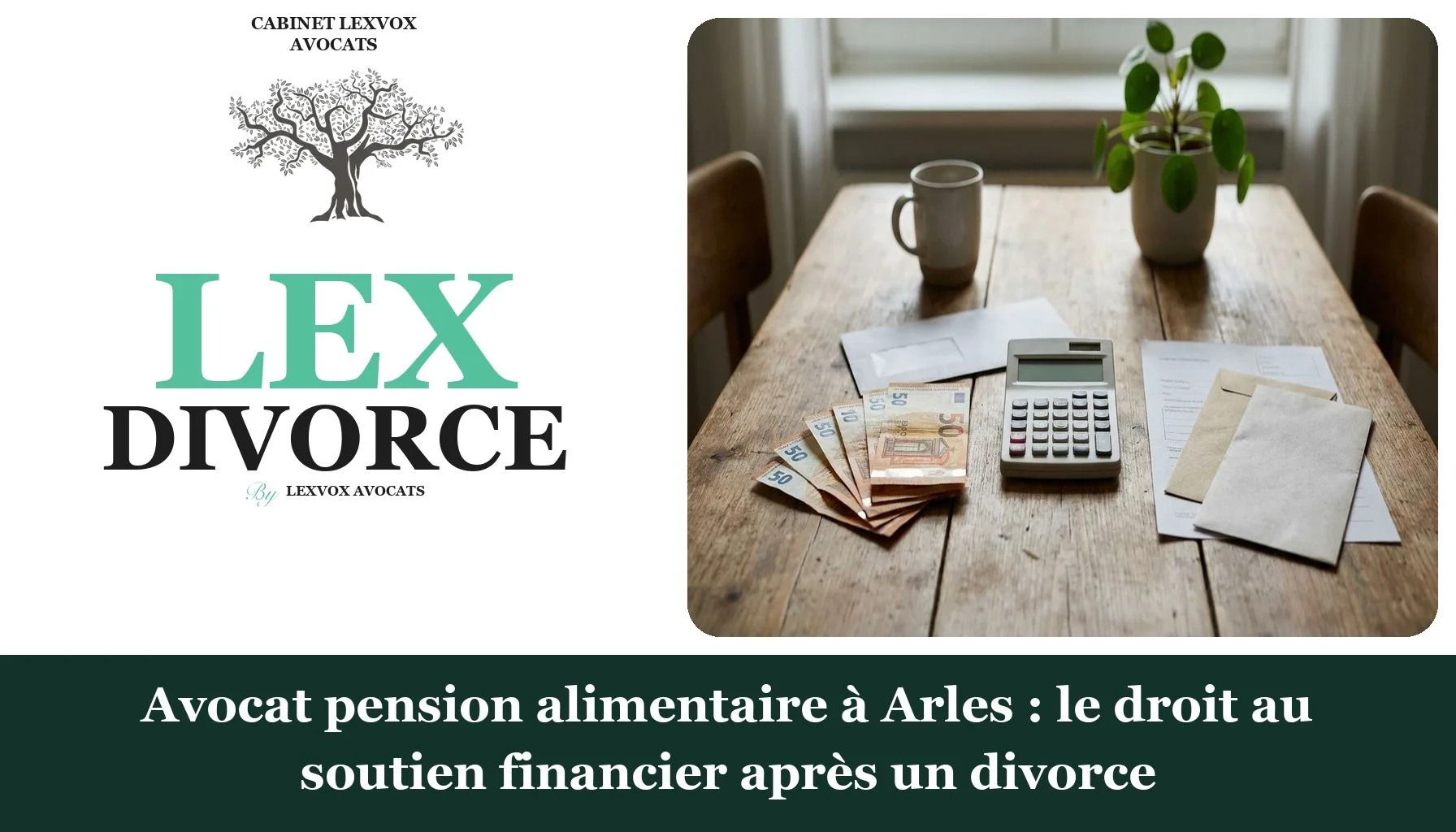 Avocat pension alimentaire à Arles : le droit au soutien financier après un divorce