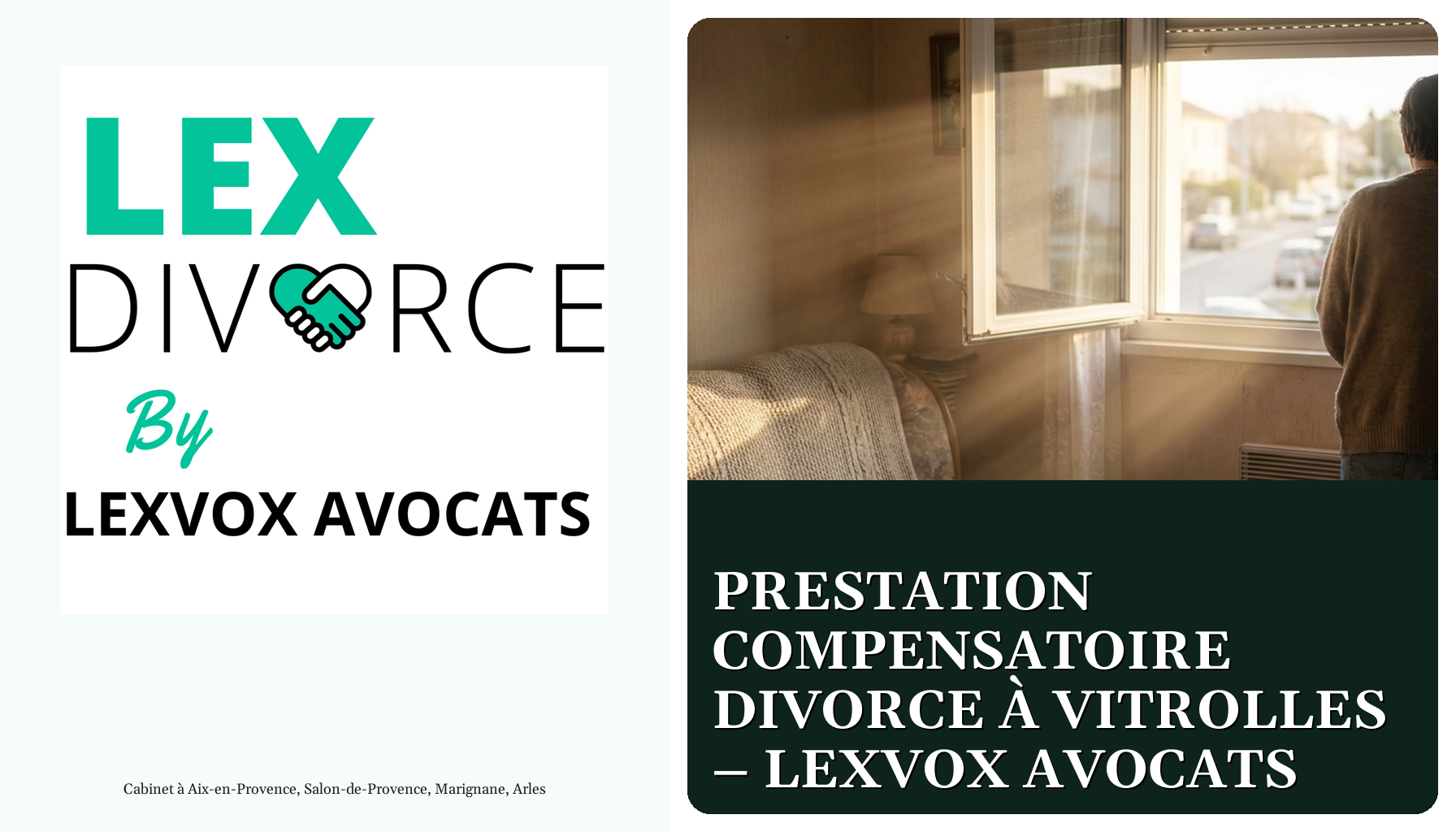 Prestation compensatoire divorce à Vitrolles – LEXVOX AVOCATS
