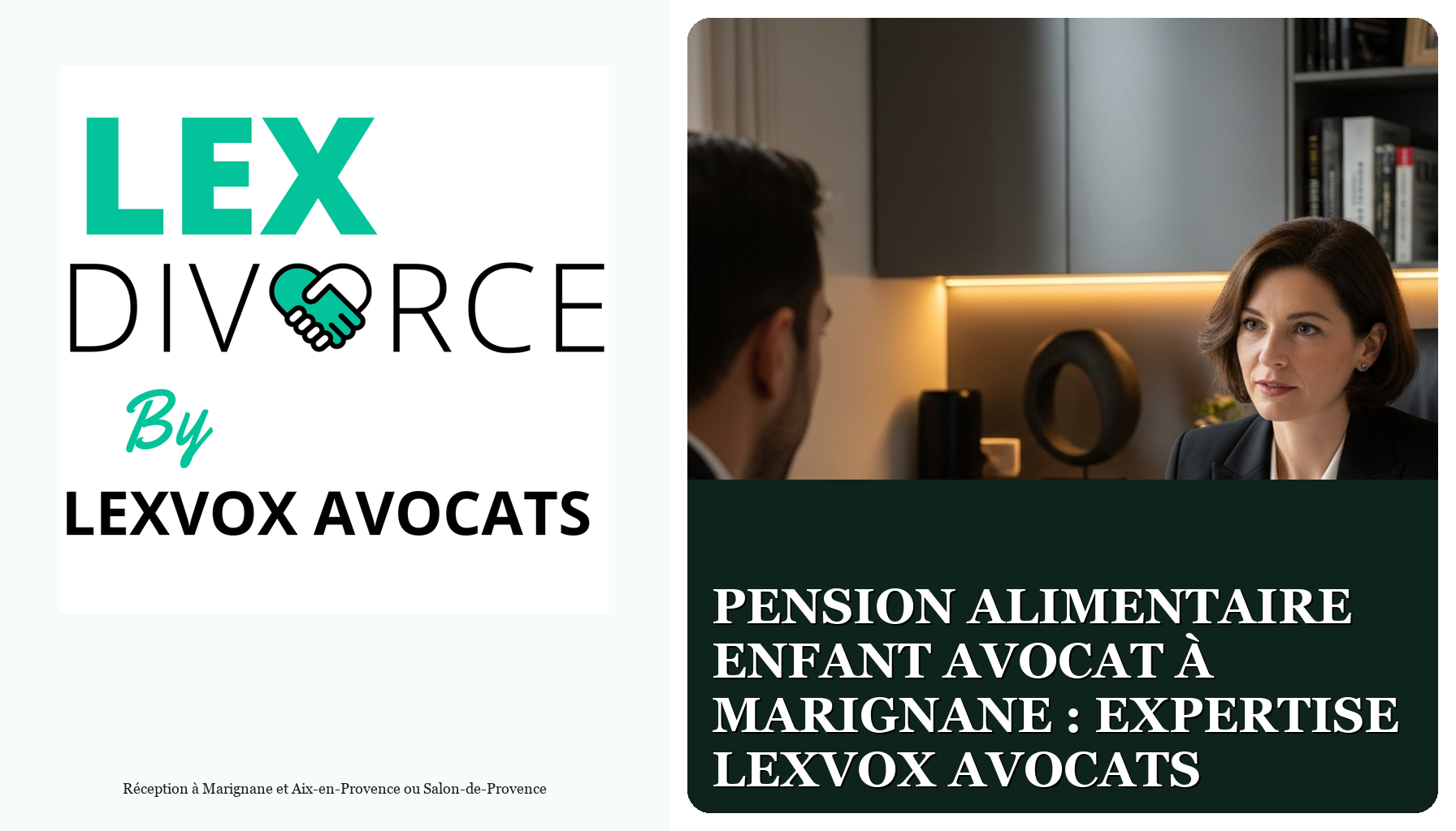 Pension alimentaire enfant avocat à Marignane : expertise LEXVOX Avocats