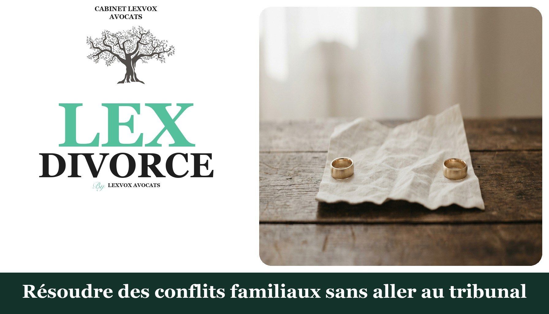 Résoudre des conflits familiaux sans aller au tribunal