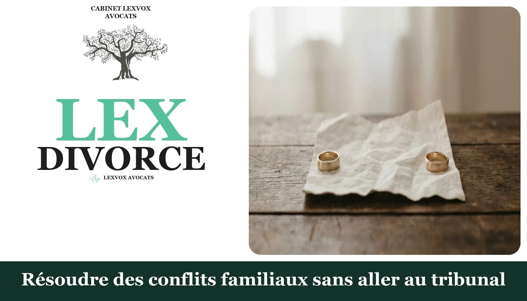 Résoudre des conflits familiaux sans aller au tribunal