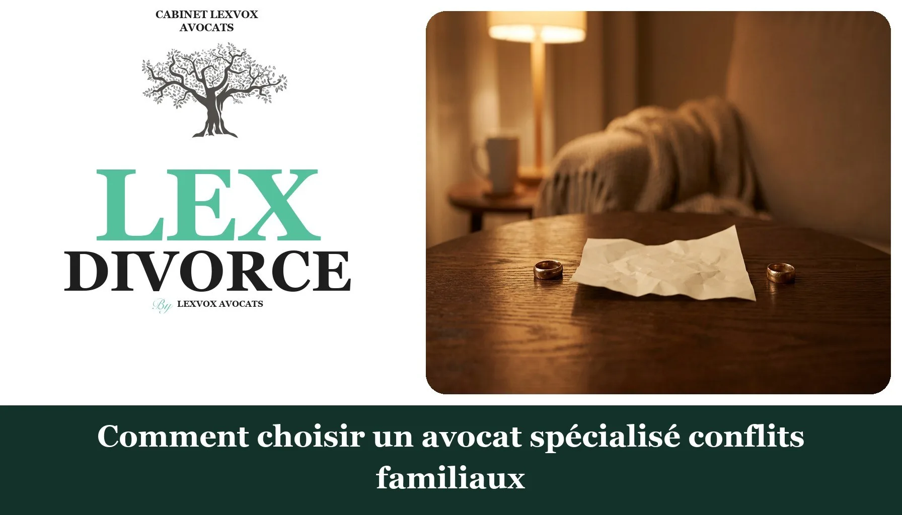 Comment choisir un avocat spécialisé conflits familiaux