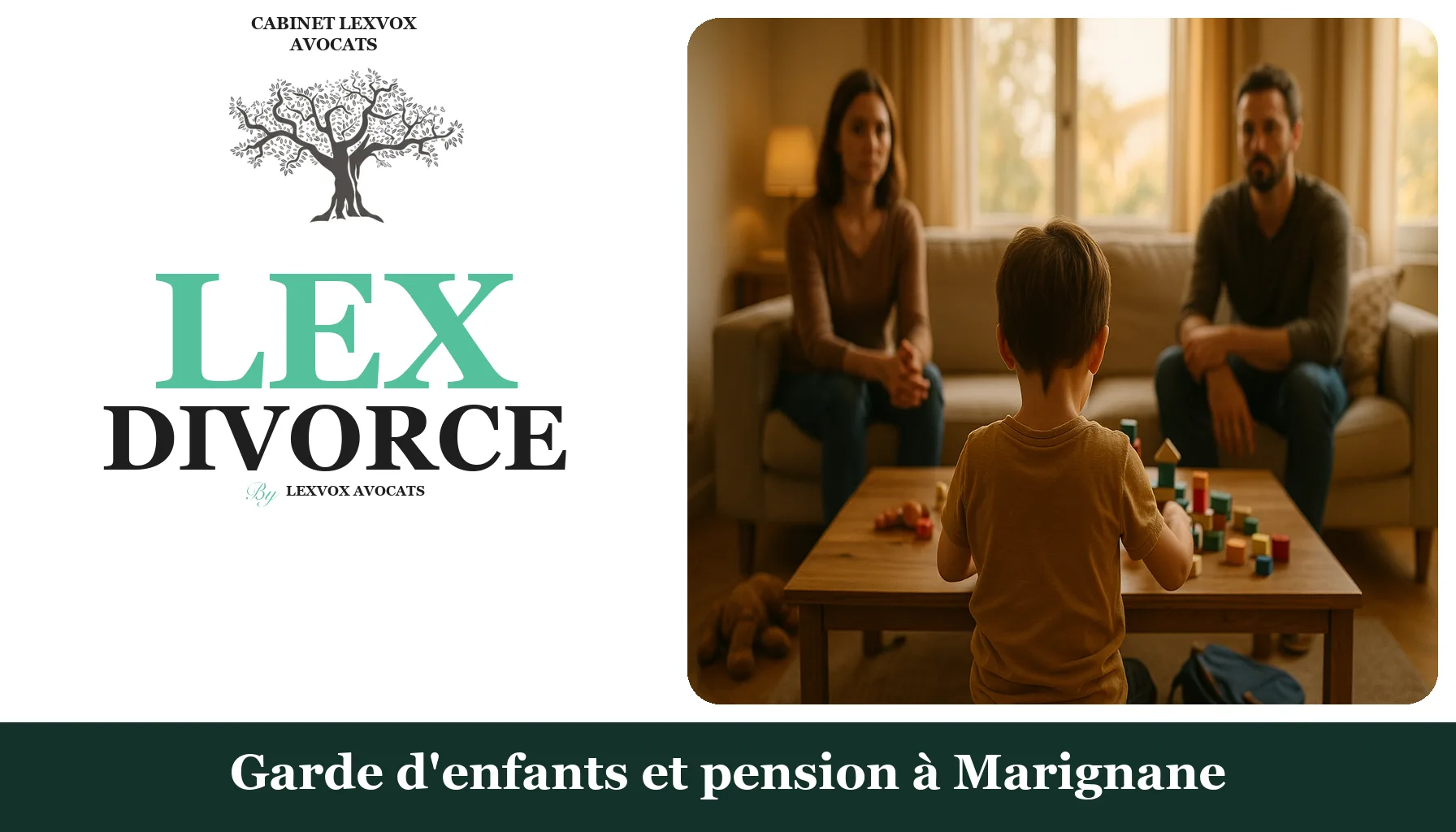 Avocat garde d'enfants et pension alimentaire à Marignane