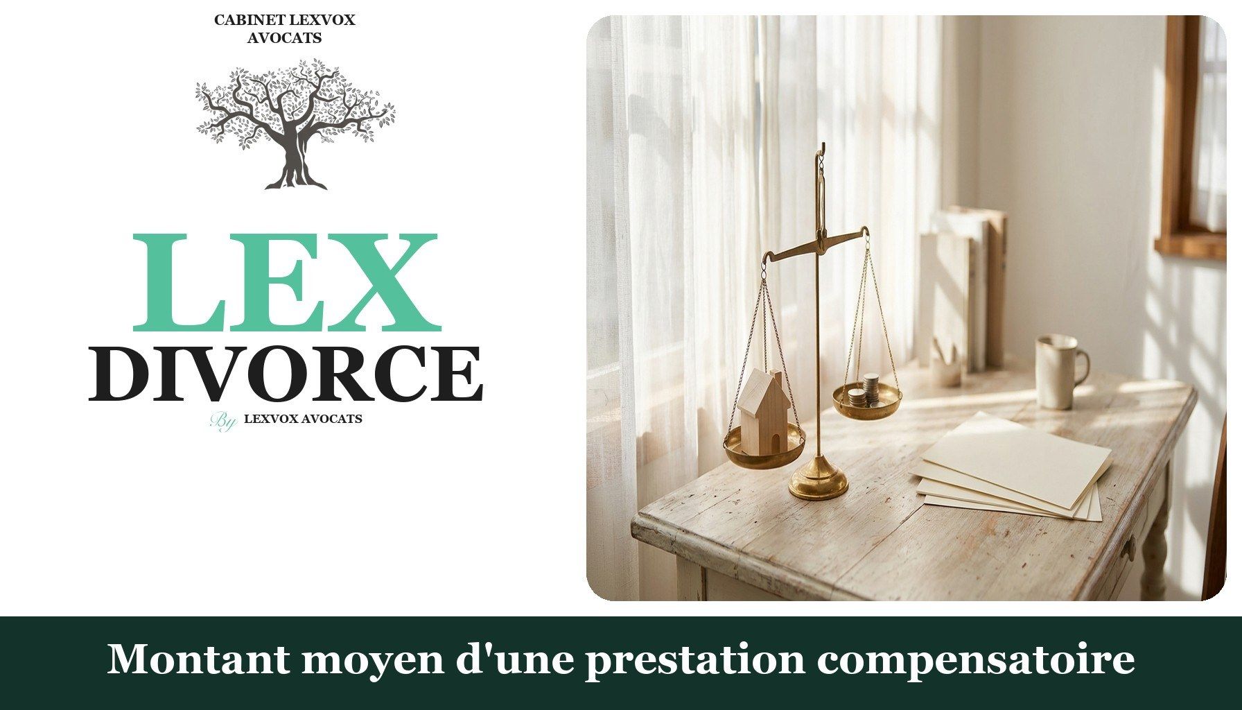 Montant moyen d'une prestation compensatoire