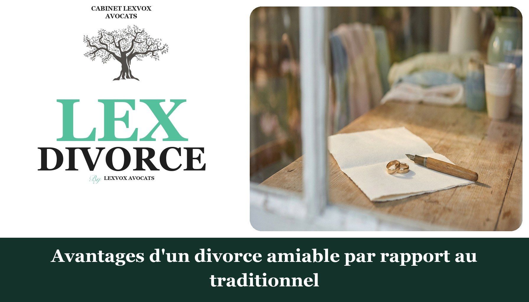 Avantages d'un divorce amiable par rapport au traditionnel