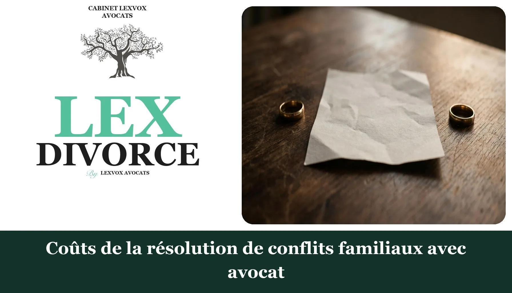Coûts de la résolution de conflits familiaux avec avocat
