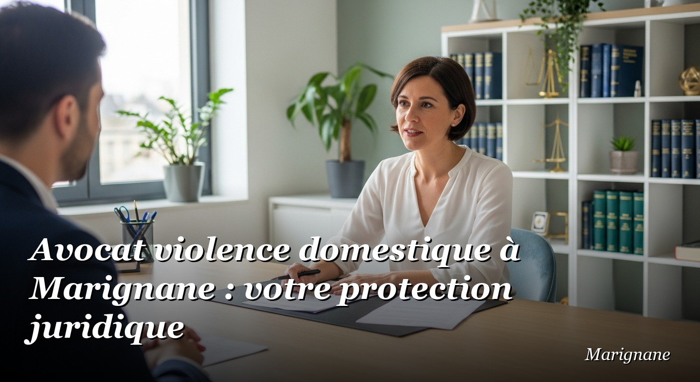 Avocat violence domestique à Marignane : votre protection juridique