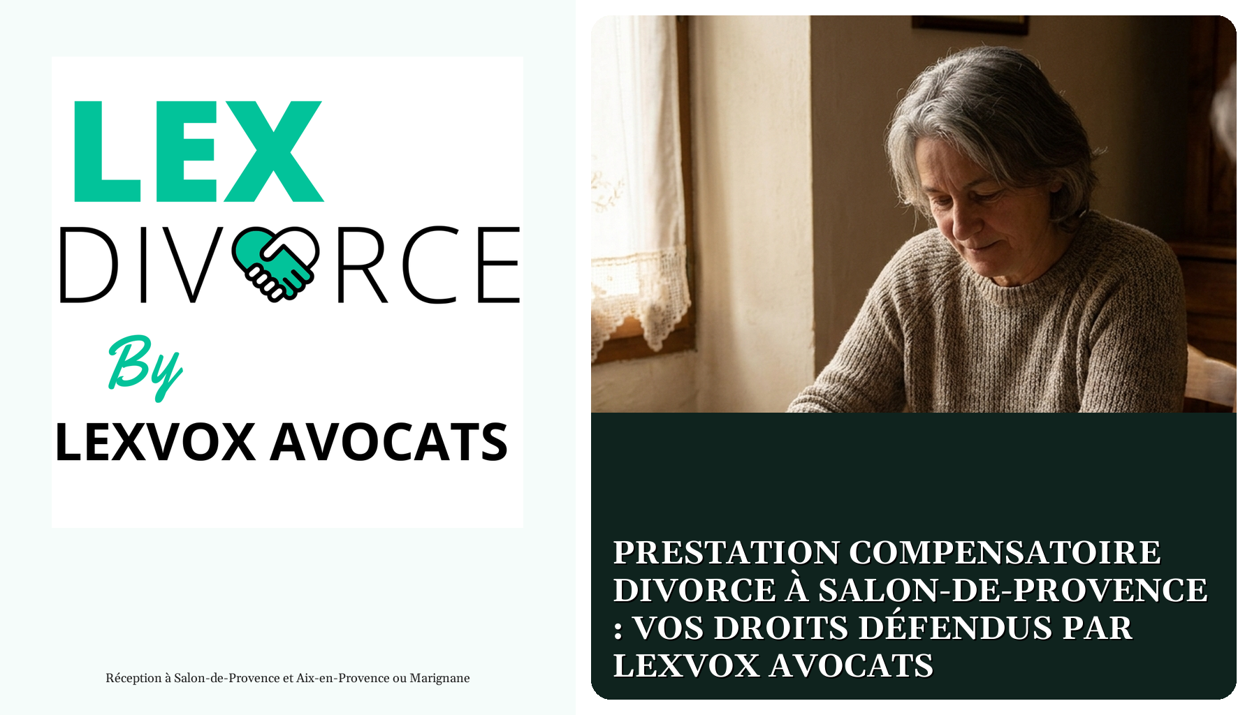 Prestation compensatoire divorce à Salon-de-Provence : vos droits défendus par LEXVOX AVOCATS