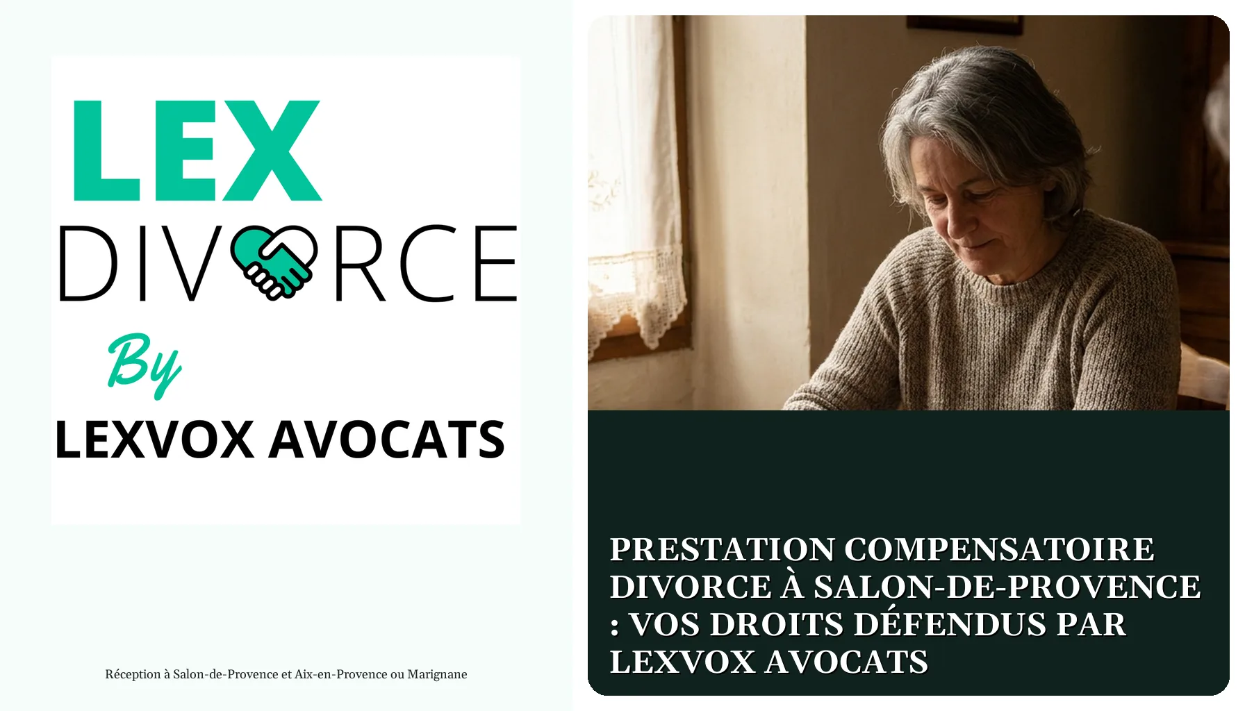 Prestation compensatoire divorce à Salon-de-Provence : vos droits défendus par LEXVOX AVOCATS