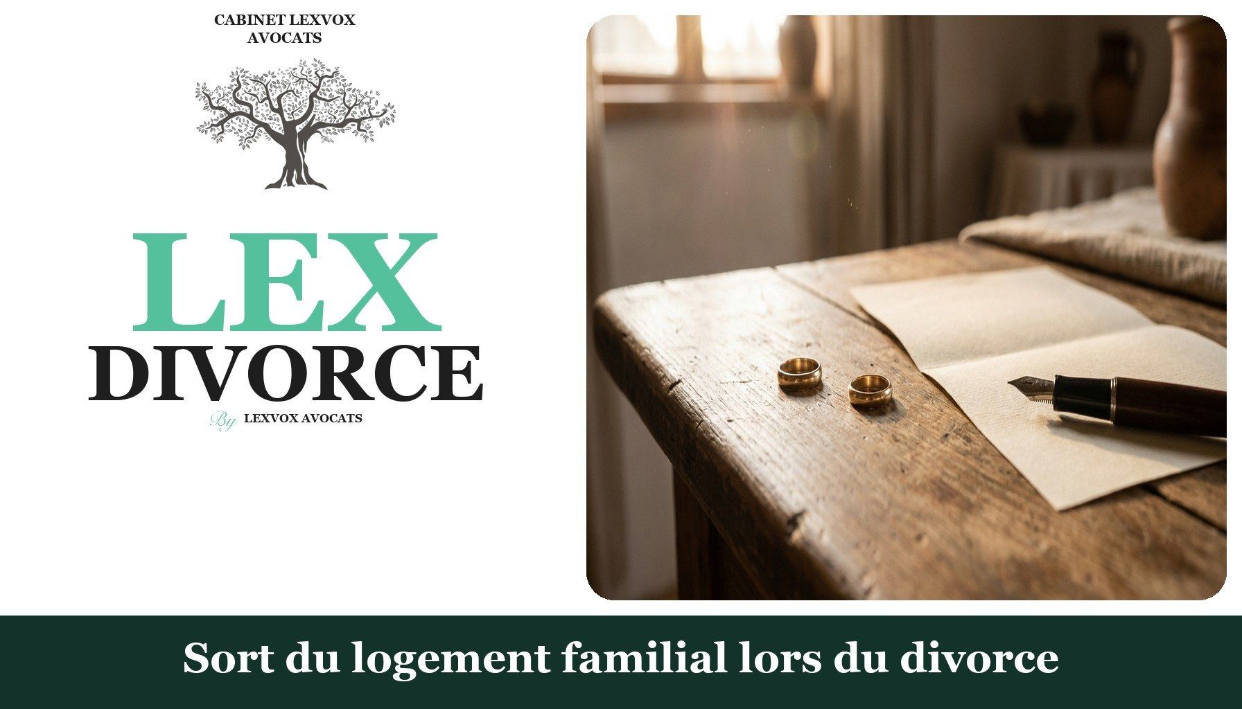 Sort du logement familial lors du divorce