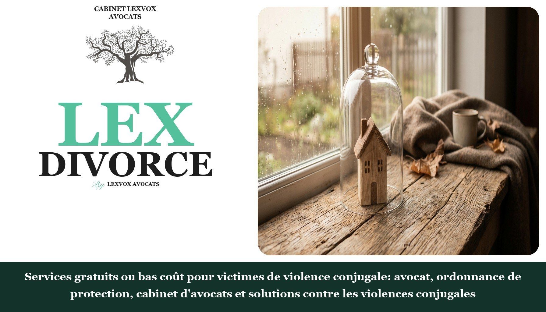 Services gratuits ou bas coût pour victimes de violence conjugale: avocat, ordonnance de protection, cabinet d'avocats et solutions contre les violences conjugales