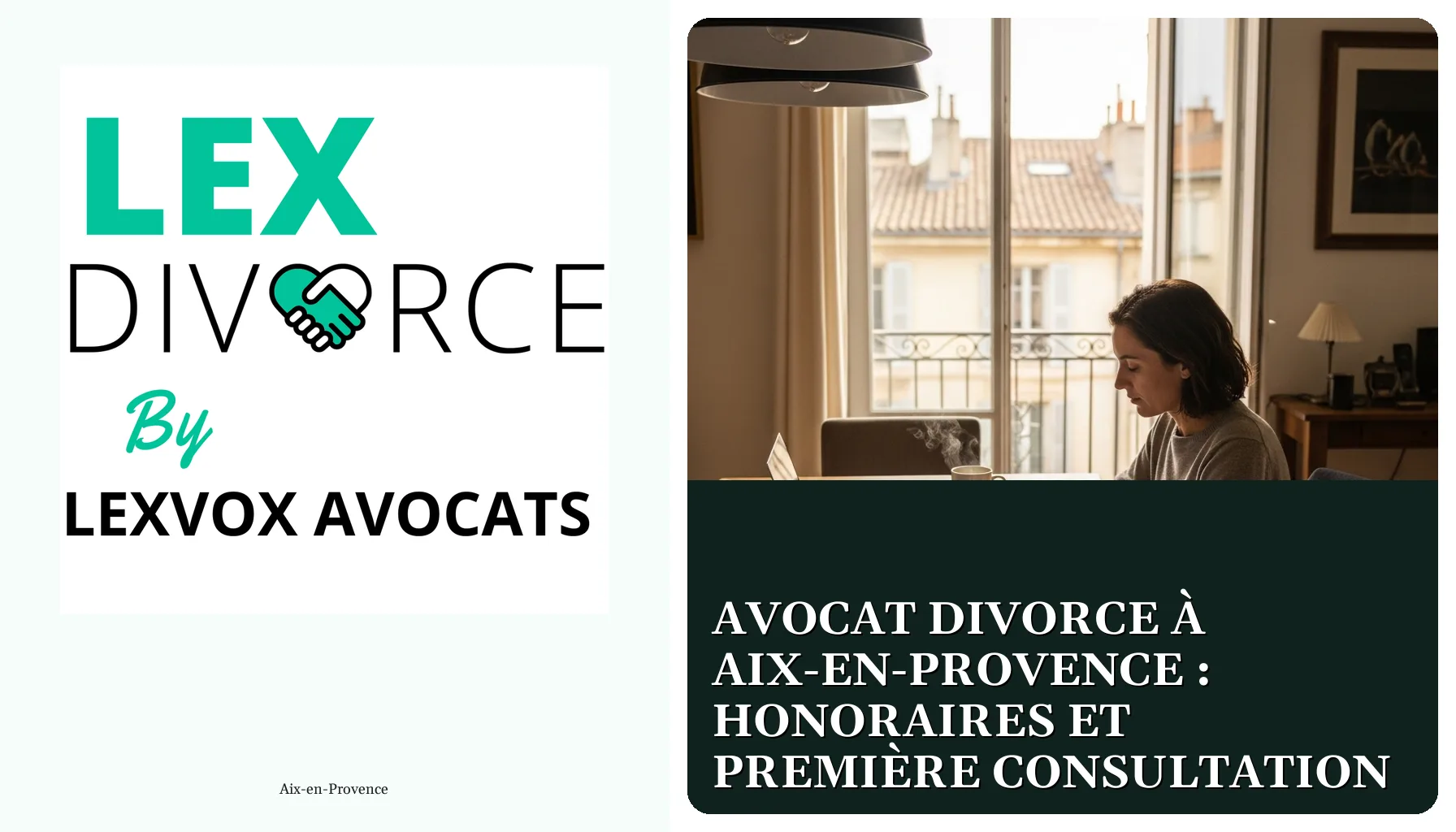 Avocat divorce à Aix-en-Provence : honoraires et première consultation