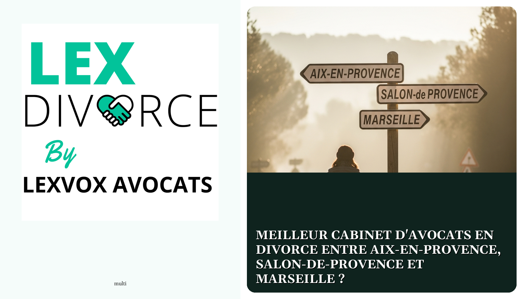 Meilleur cabinet d'avocats en divorce entre Aix-en-Provence, Salon-de-Provence et Marseille ?