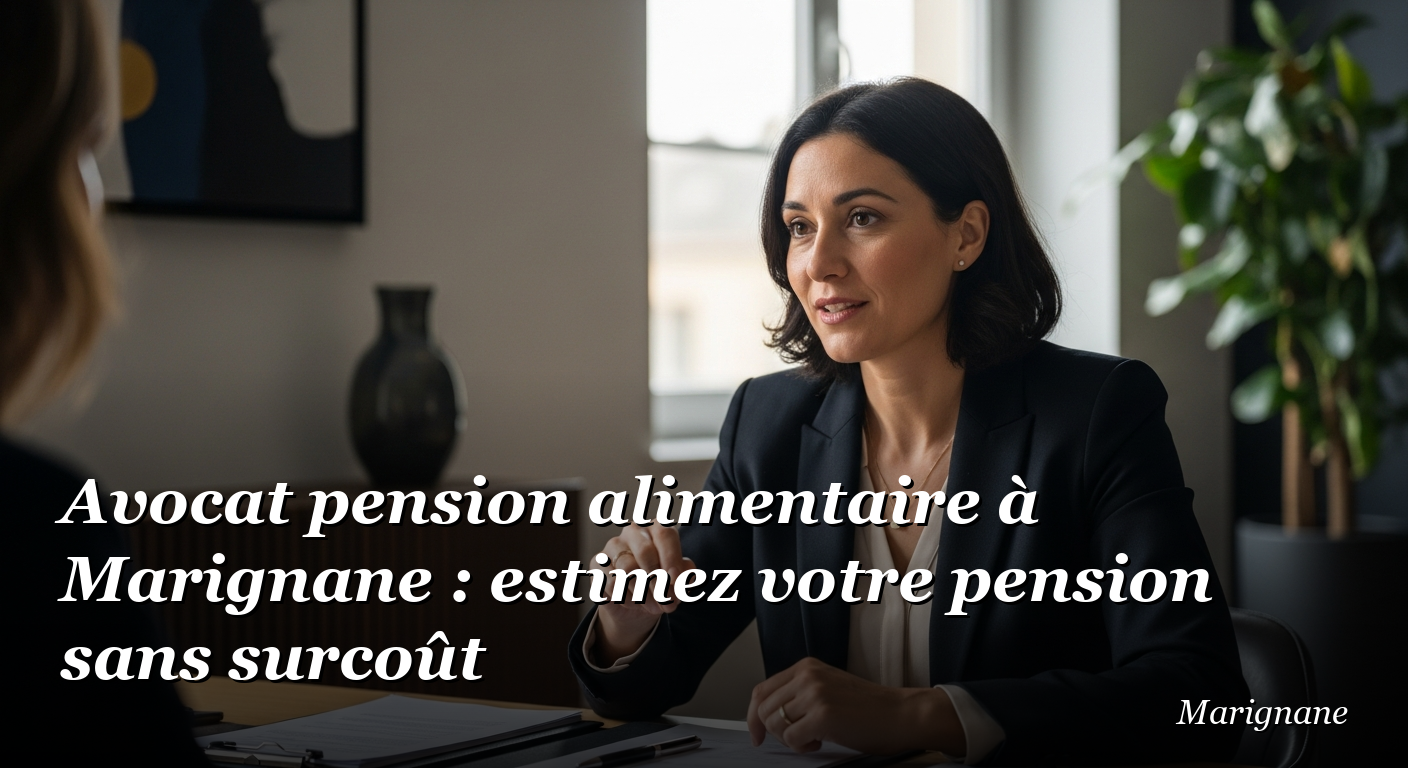 Avocat pension alimentaire à Marignane : estimez votre pension sans surcoût