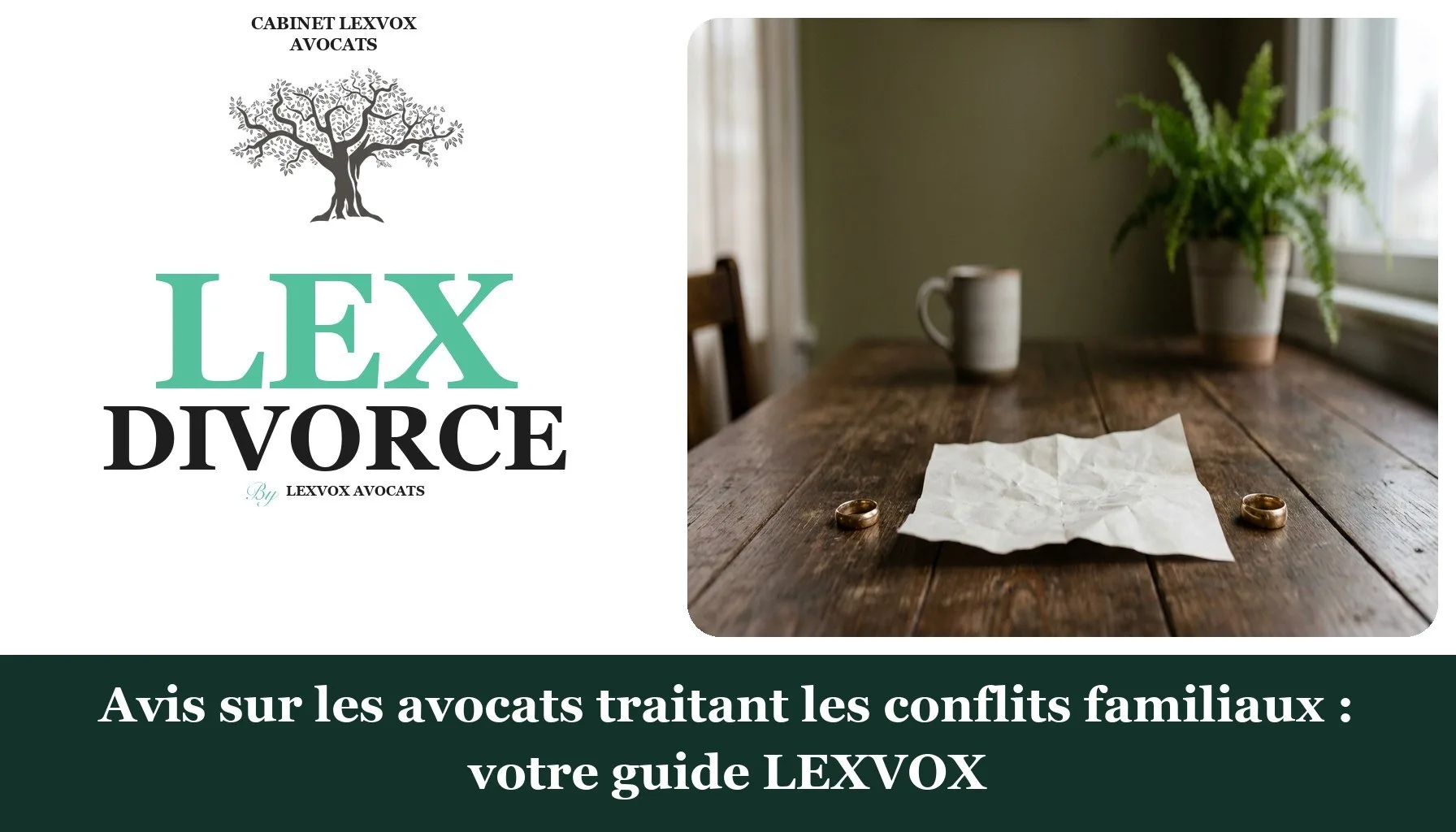 Avis sur les avocats traitant les conflits familiaux : votre guide LEXVOX