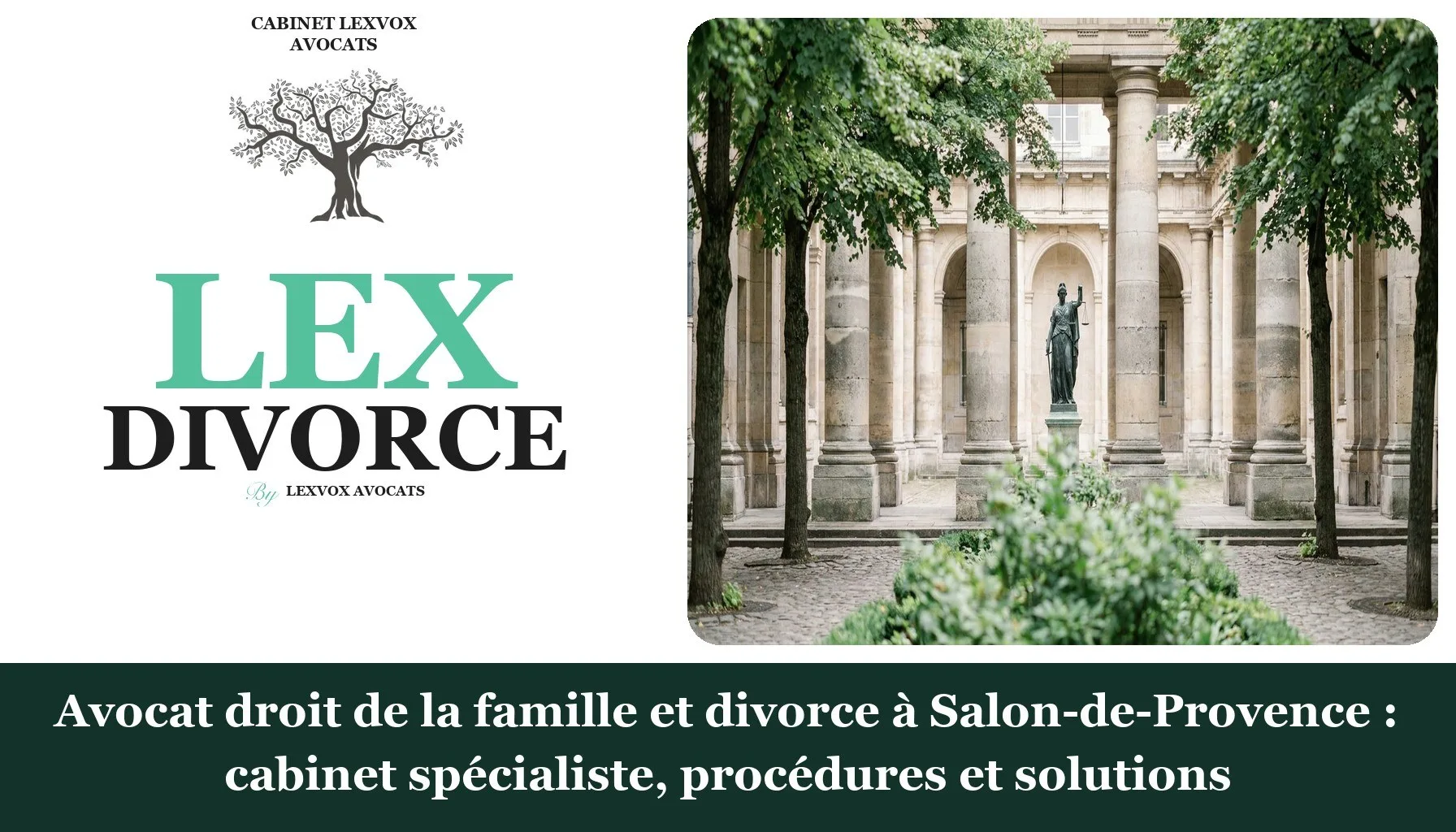 Avocat droit de la famille et divorce à Salon-de-Provence : cabinet spécialiste, procédures et solutions