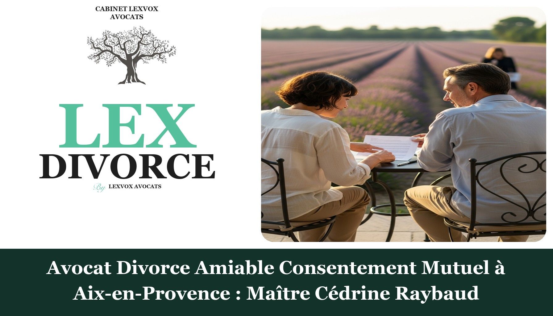 Avocat Divorce Amiable Consentement Mutuel à Aix-en-Provence : Maître Cédrine Raybaud