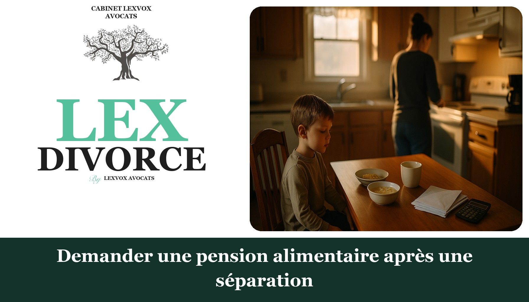 Demander une pension alimentaire après une séparation