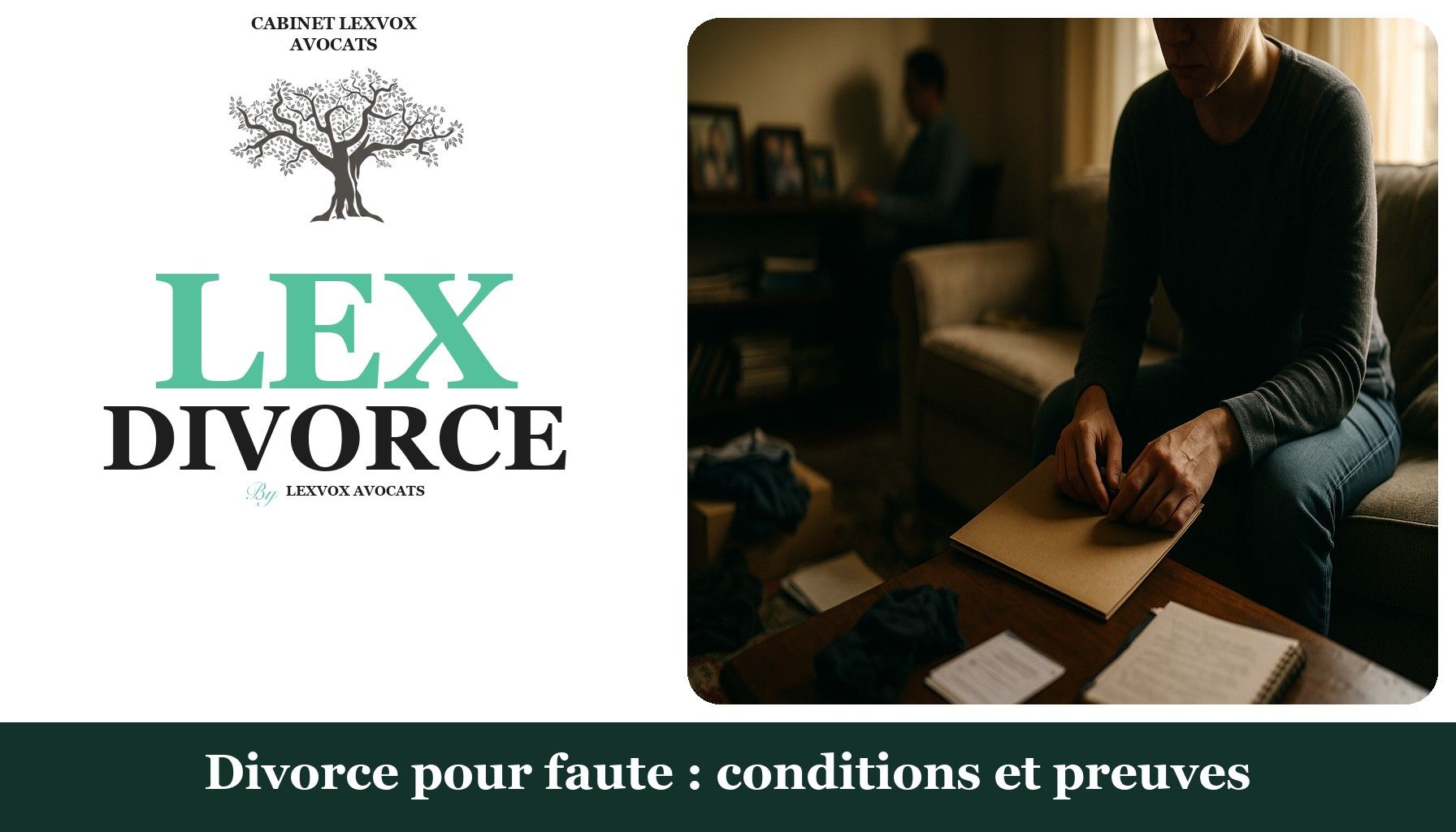 Divorce pour faute : conditions et preuves