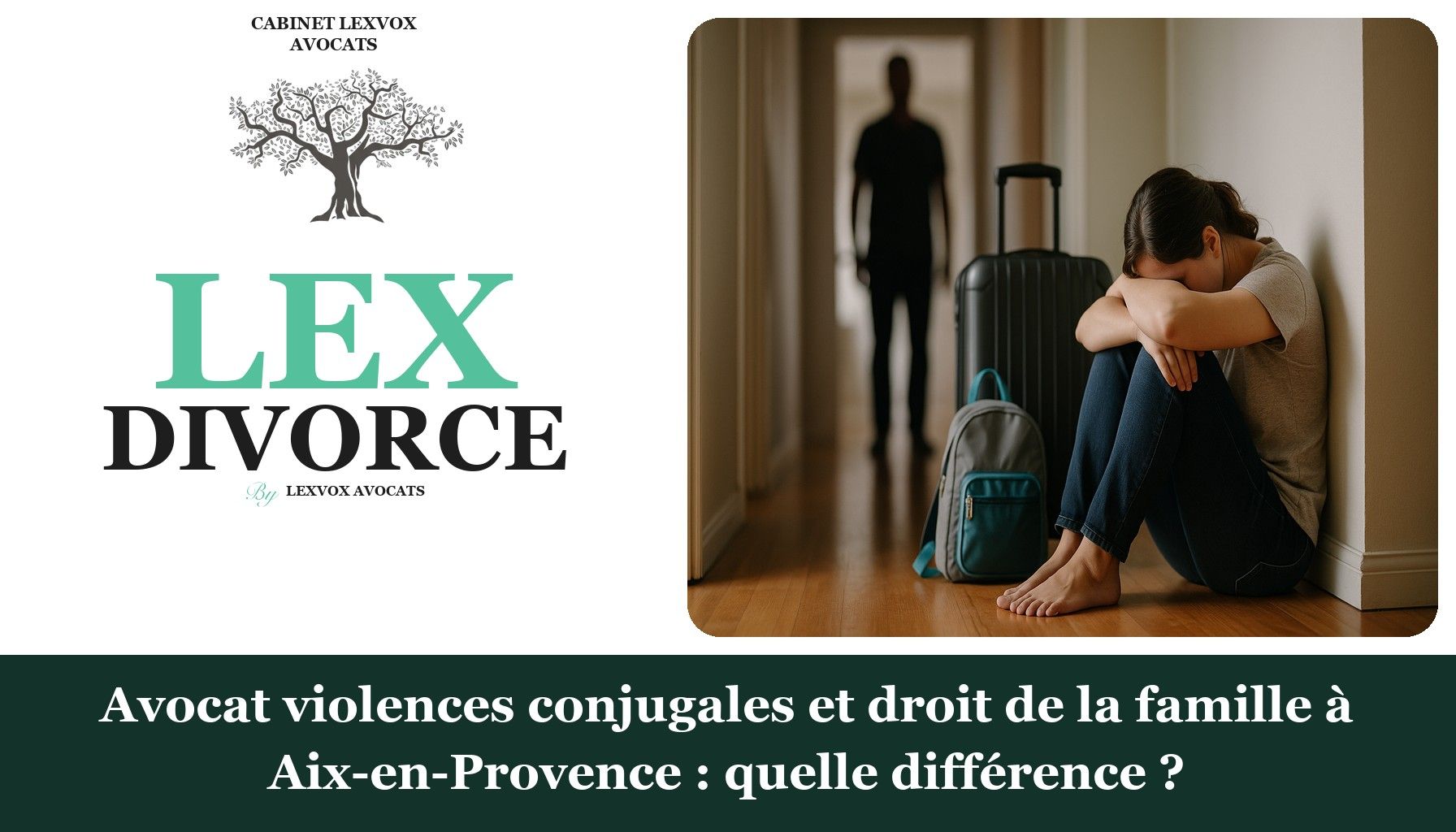 Avocat violences conjugales et droit de la famille à Aix-en-Provence : quelle différence ?