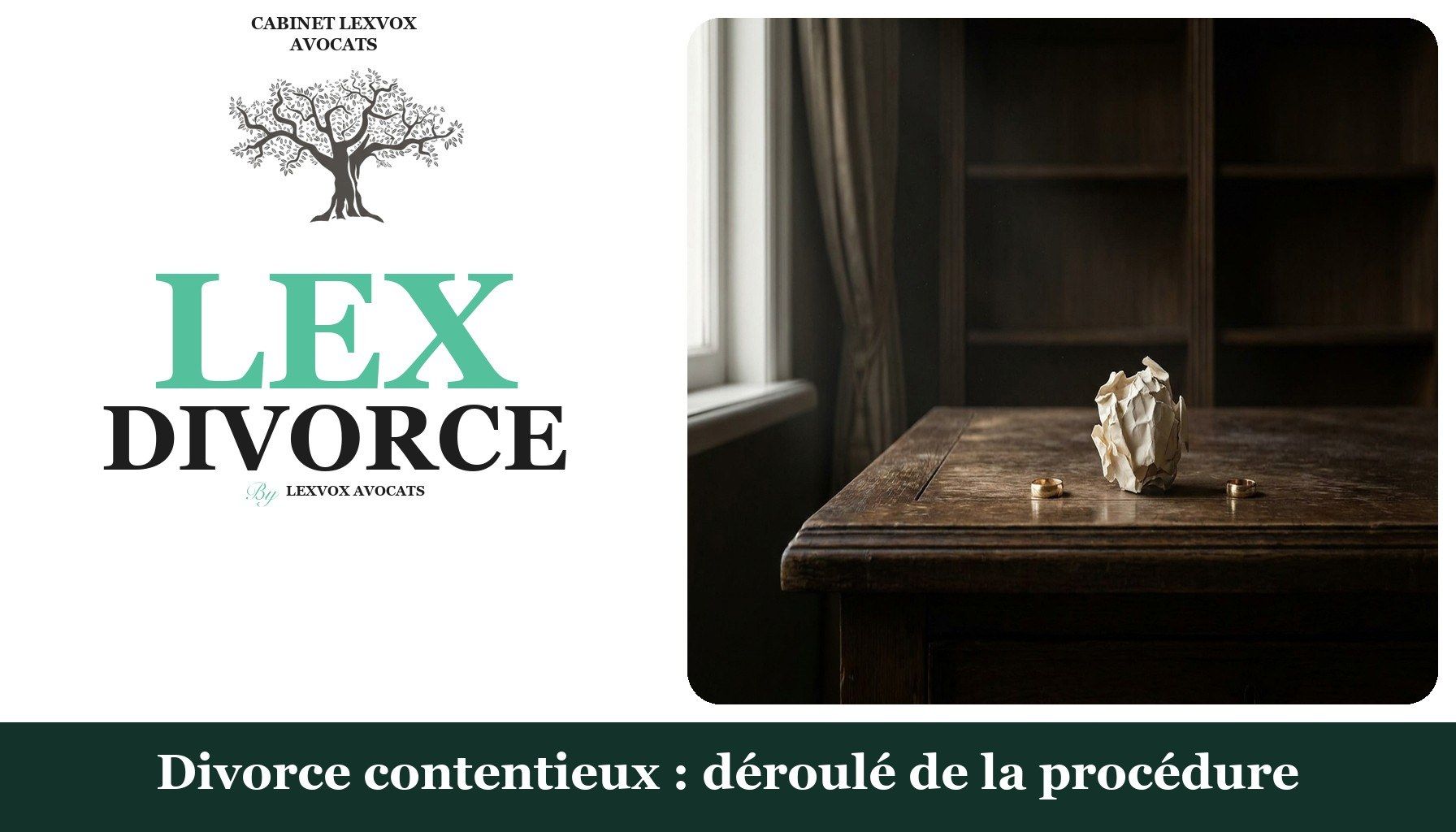 Divorce contentieux : déroulé de la procédure