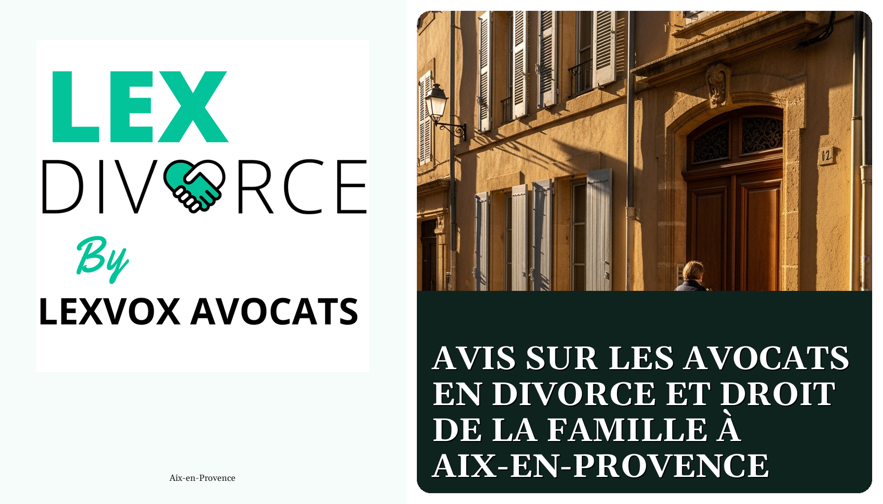 Avis sur les avocats en divorce et droit de la famille à Aix-en-Provence