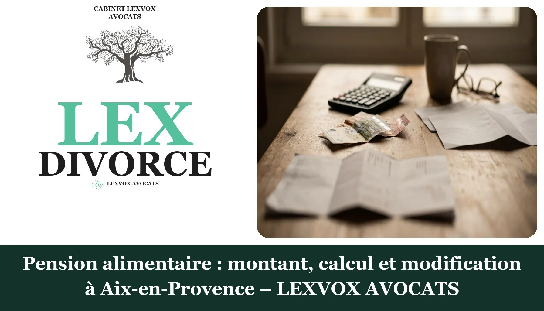 Pension alimentaire : montant, calcul et modification à Aix-en-Provence – LEXVOX AVOCATS