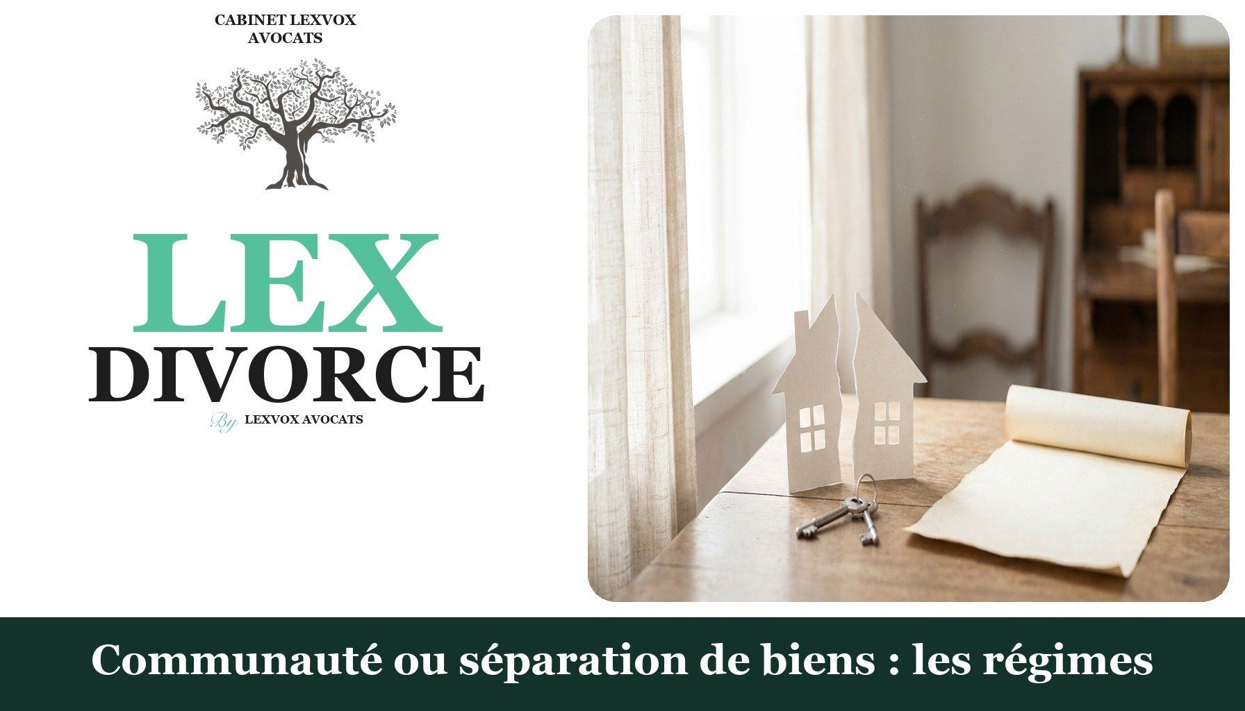 Communauté ou séparation de biens : les régimes