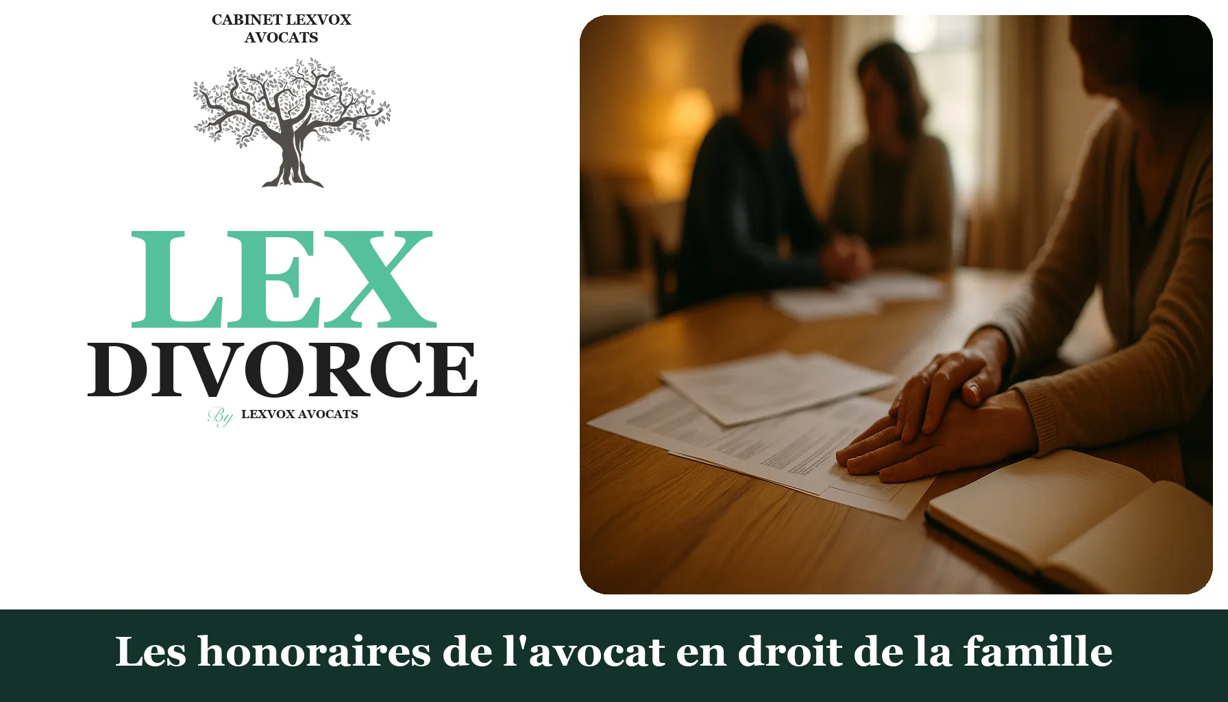 Honoraires avocat divorce : consultation, forfait amiable et aide juridictionnelle