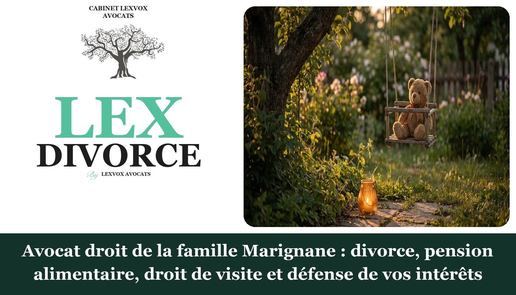 Avocat droit de la famille Marignane : divorce, pension alimentaire, droit de visite et défense de vos intérêts