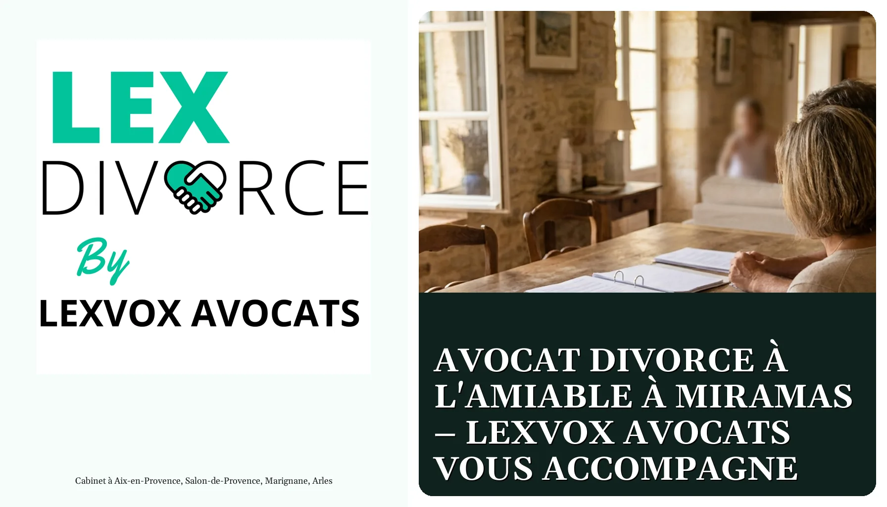 Avocat divorce à l'amiable à Miramas – LEXVOX AVOCATS vous accompagne