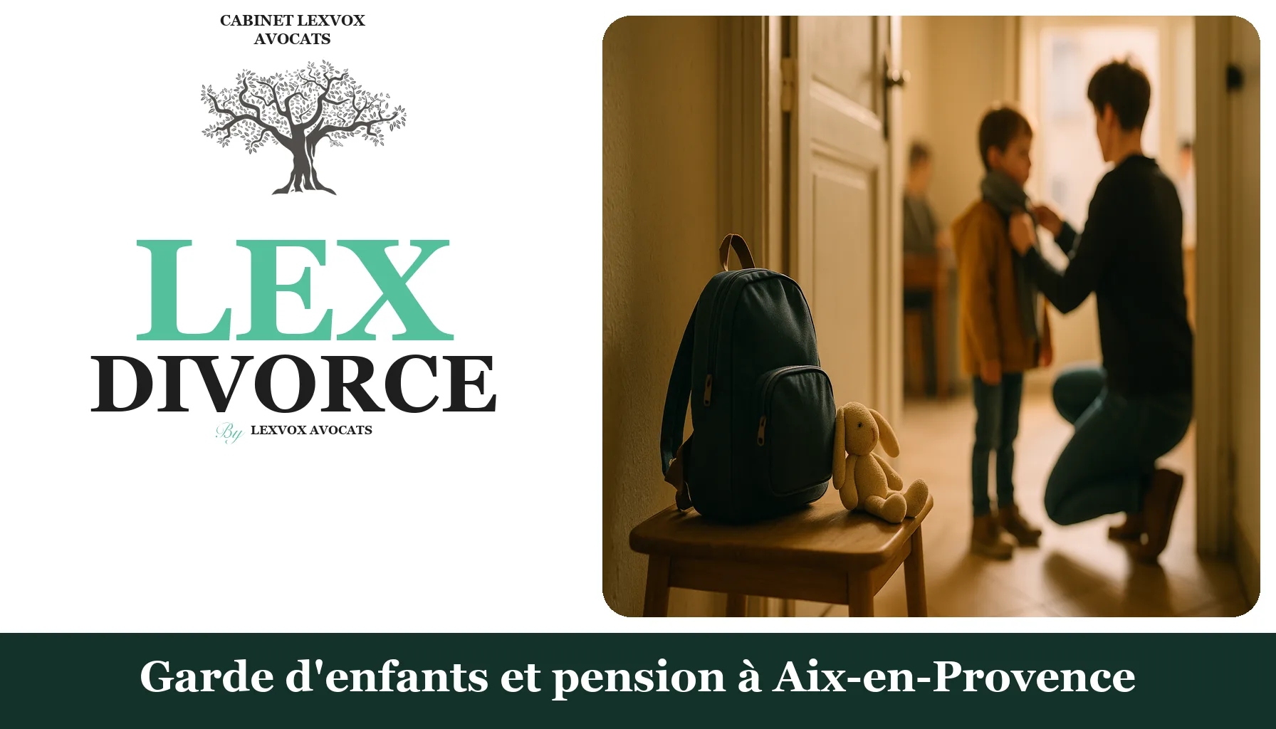 Avocat garde d'enfants et pension alimentaire à Aix-en-Provence