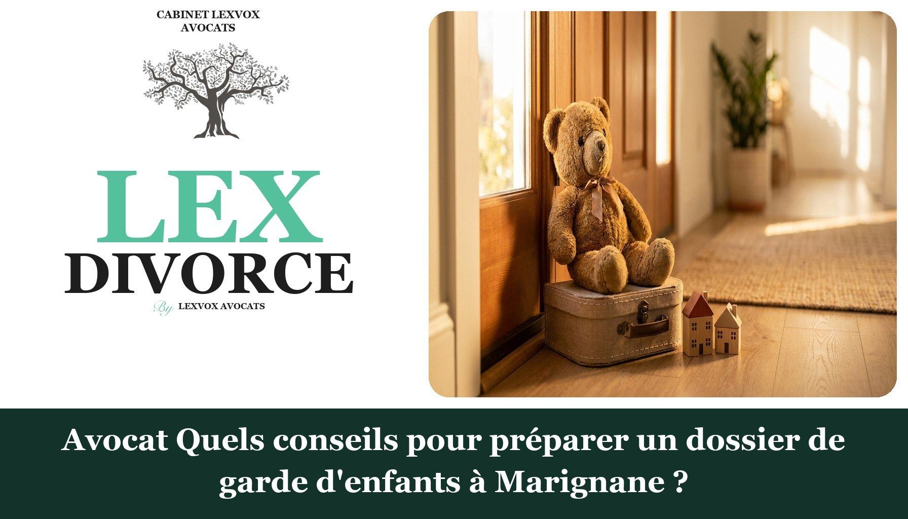 Avocat Quels conseils pour préparer un dossier de garde d'enfants à Marignane ?
