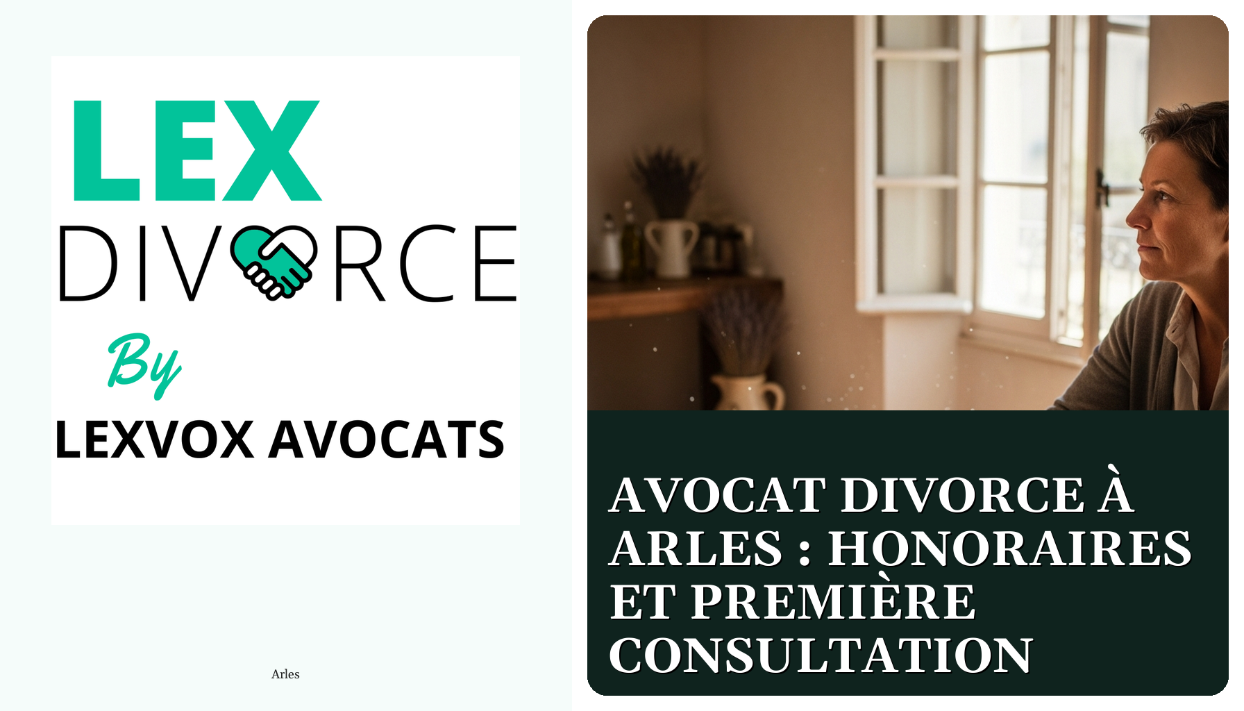 Avocat divorce à Arles : honoraires et première consultation