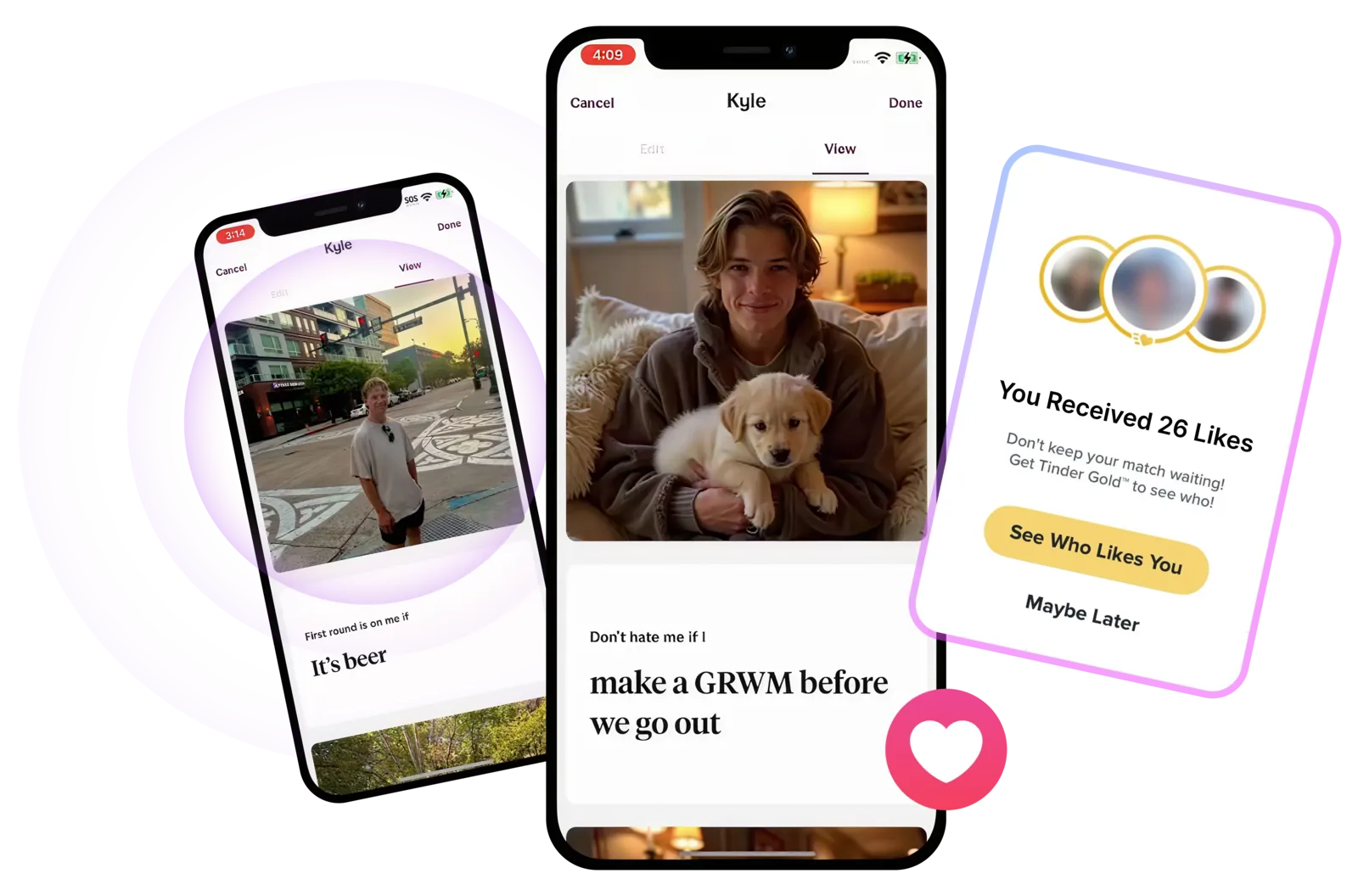 AI profile review showing photo, bio, and dating profile feedback