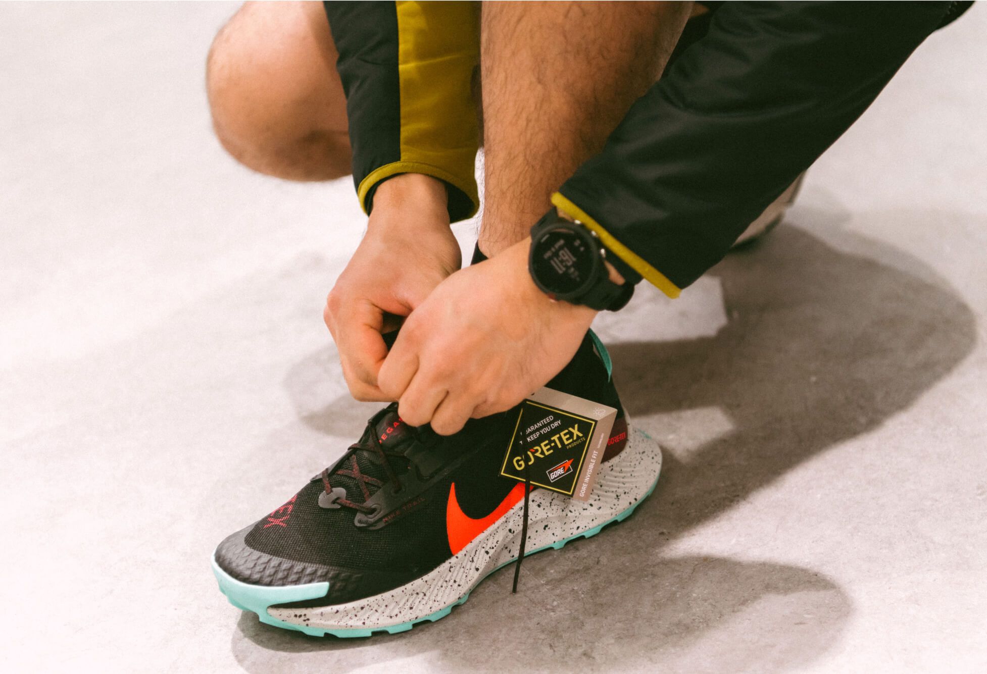 A scene from the GORE-TEX x Nike Pegasus launch event in Oslo.