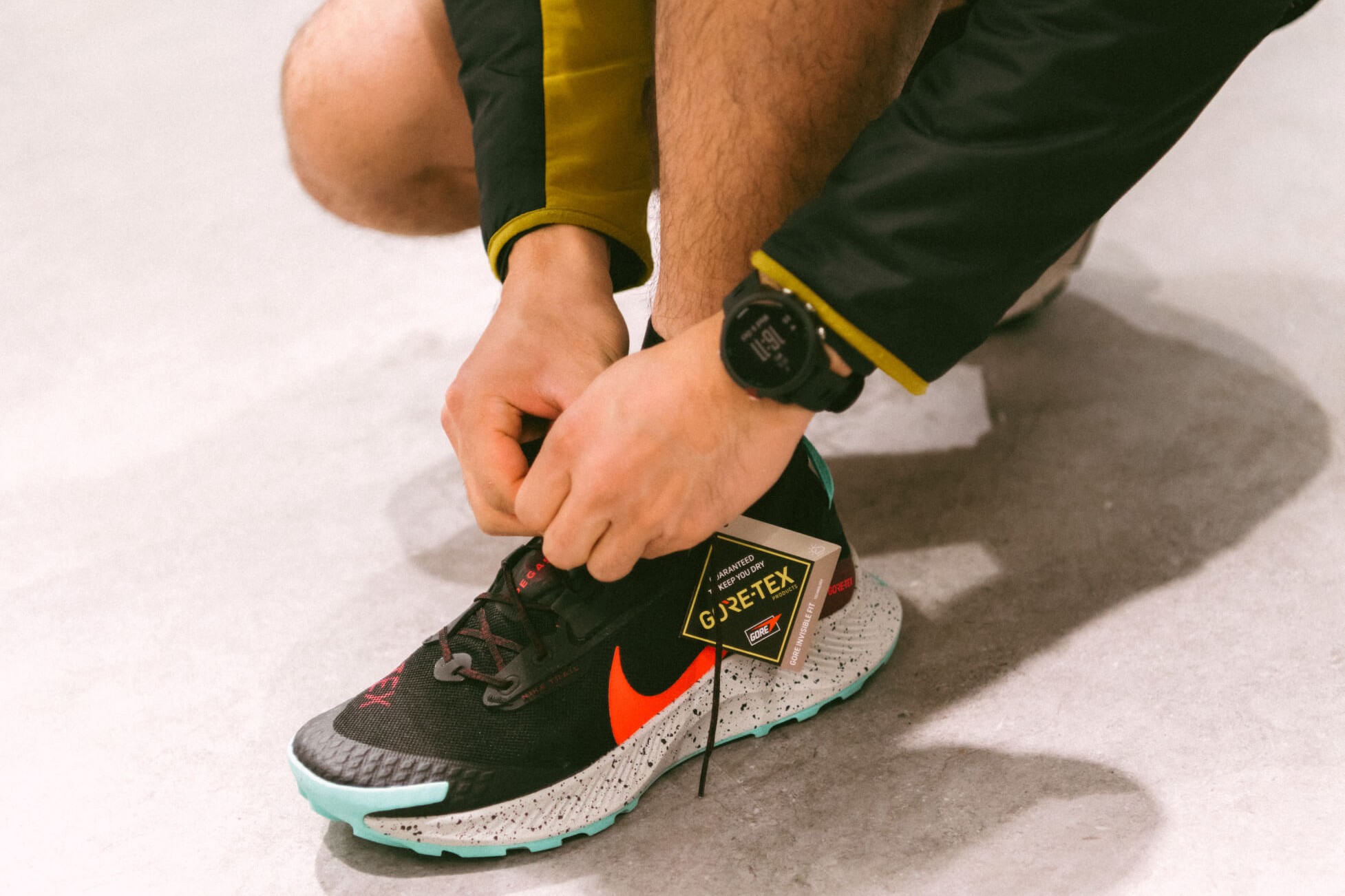 A scene from the GORE-TEX x Nike Pegasus launch event in Oslo.
