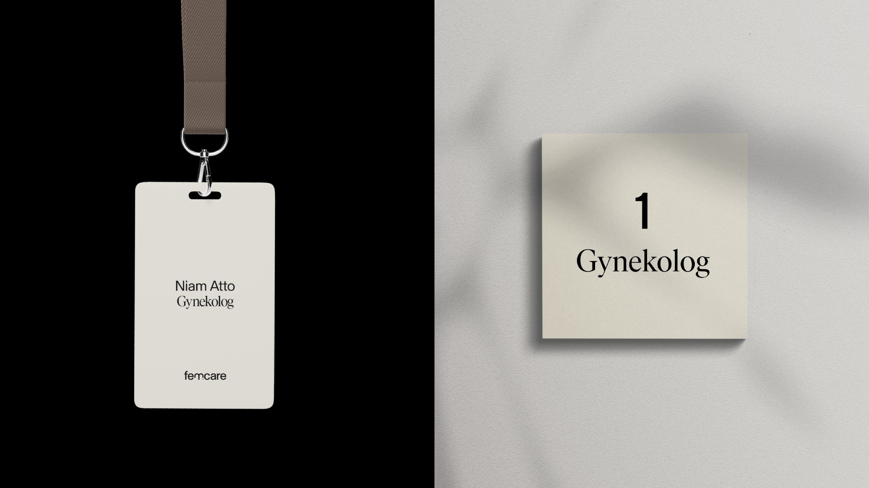 Femcare brand identity: landscape photography showing the visual identity in context.