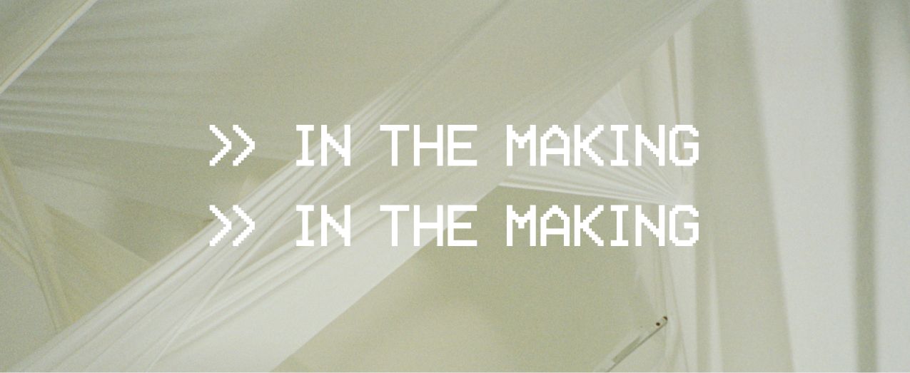 Wide campaign graphic from Urbanears' 'In the making' sustainability campaign